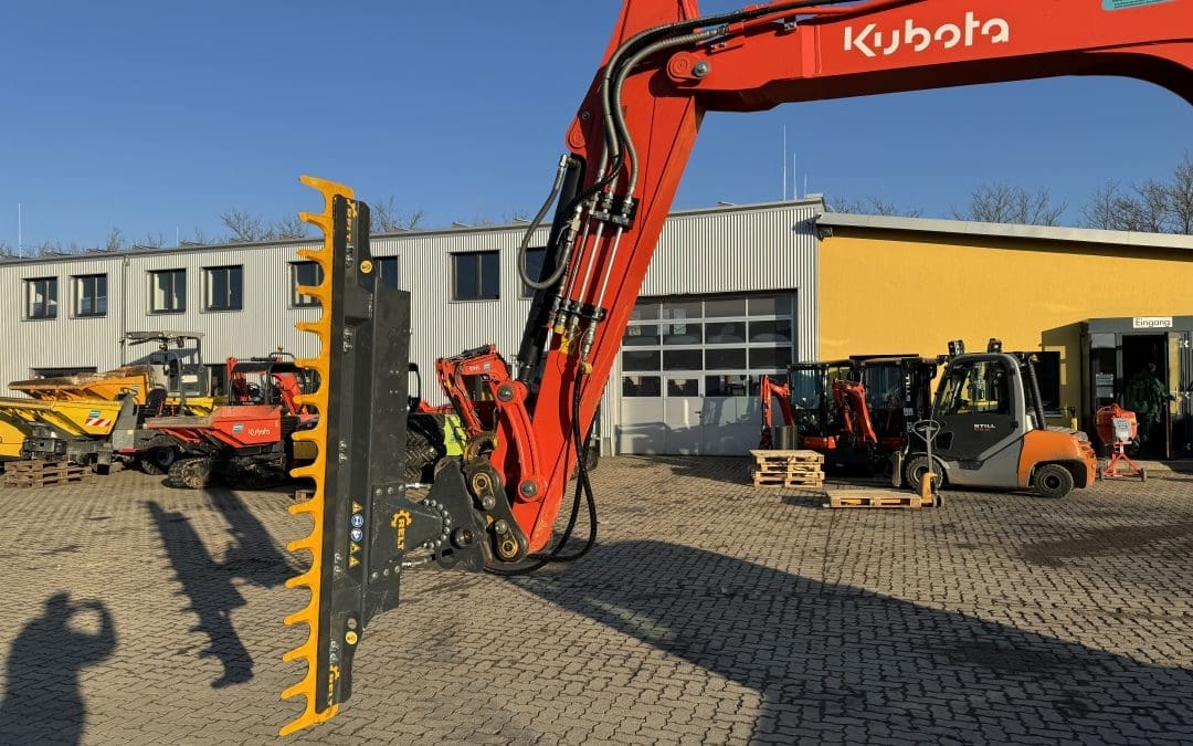 Heckenschere für Bagger