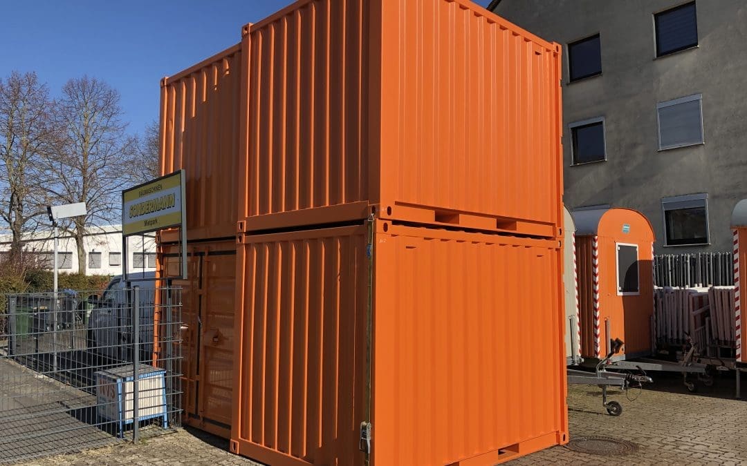 9′ Lagercontainer Materialcontainer
