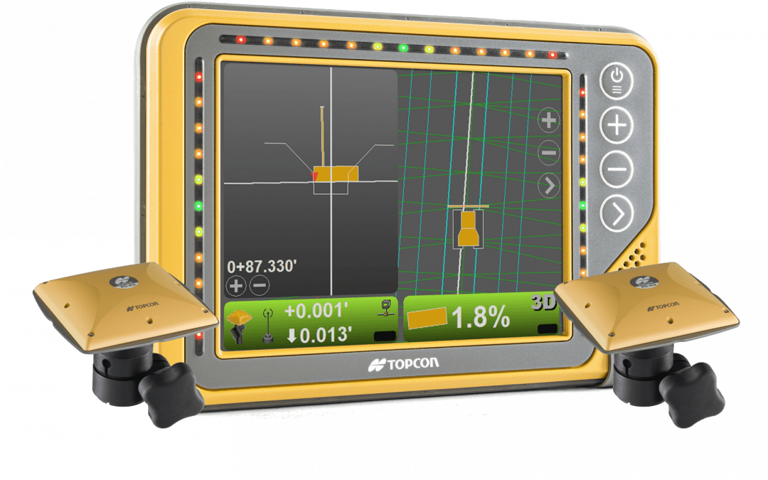Topcon 3D GPS Baggersteuerung